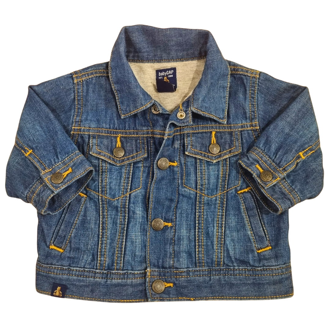 Baby GAP Denim Jacket - Size: 00 (3-6 Months)