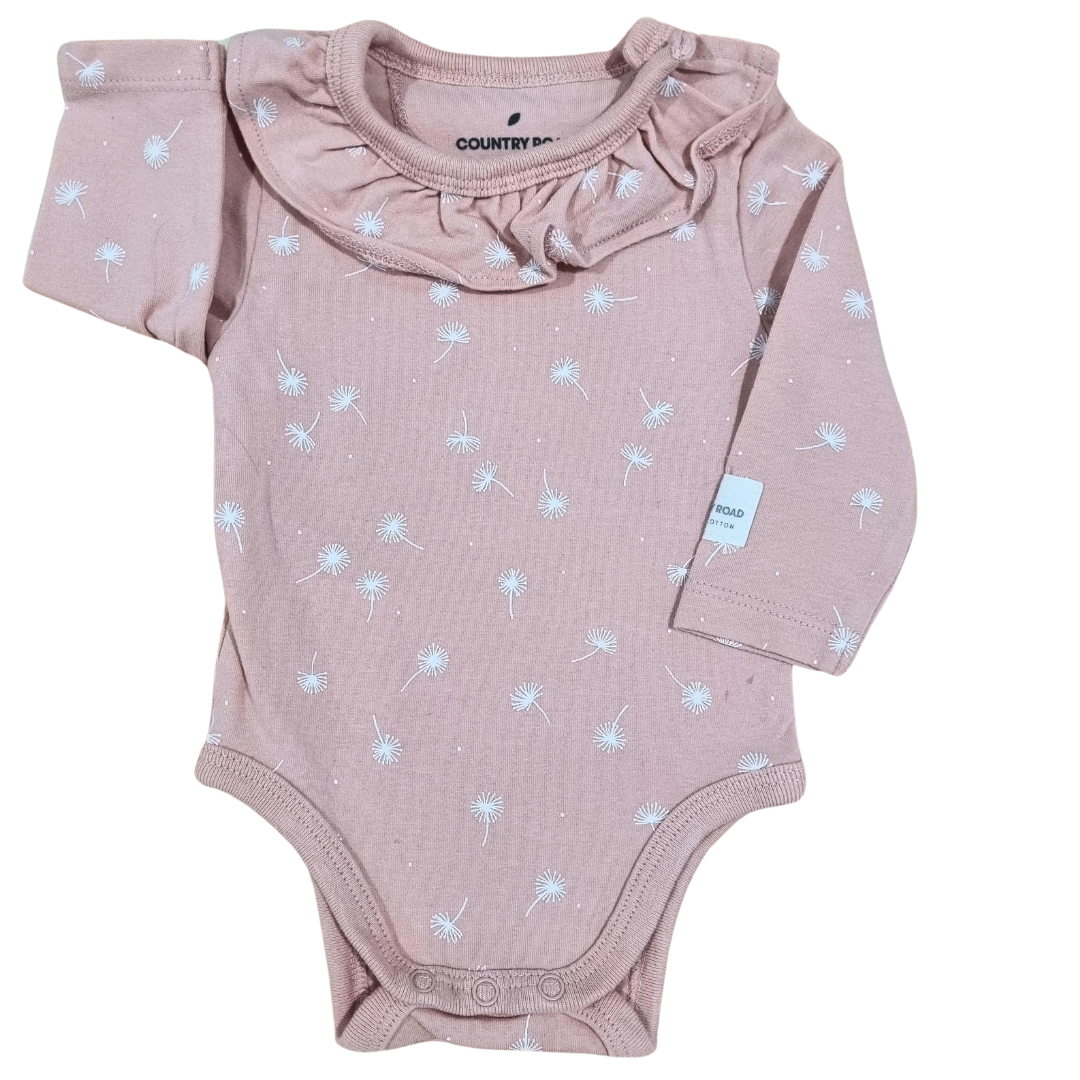 Country Road Long Sleeve Bodysuit - Size: 0000 (Newborn)