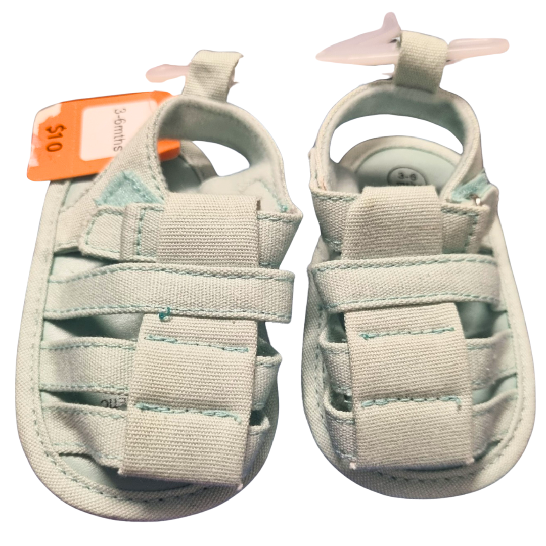 BNWT Baby Berry Mint Green Sandals - Size: 00 (3-6 Months)