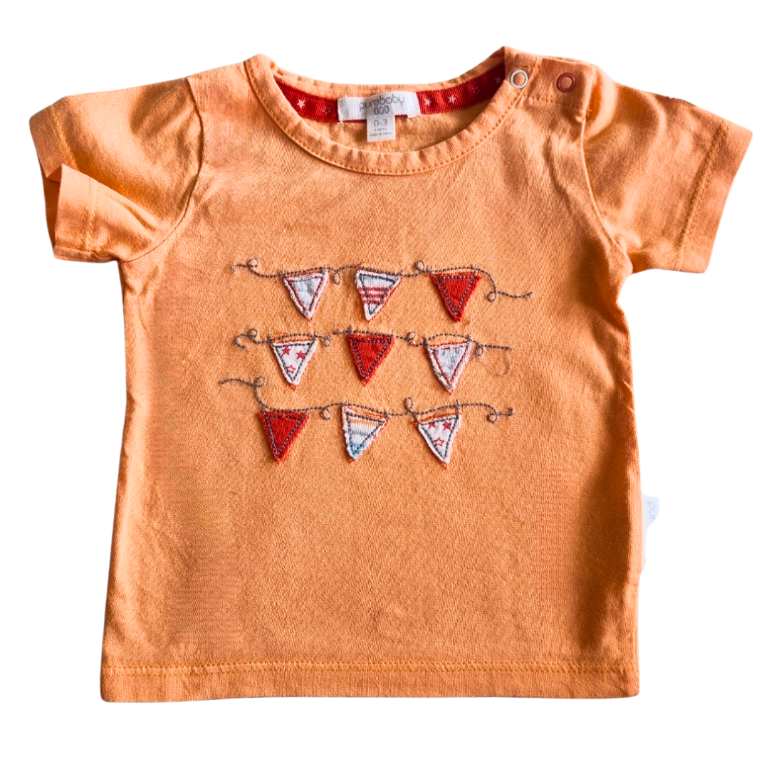 PureBaby T-Shirt - Size: 000 (0-3 Months)