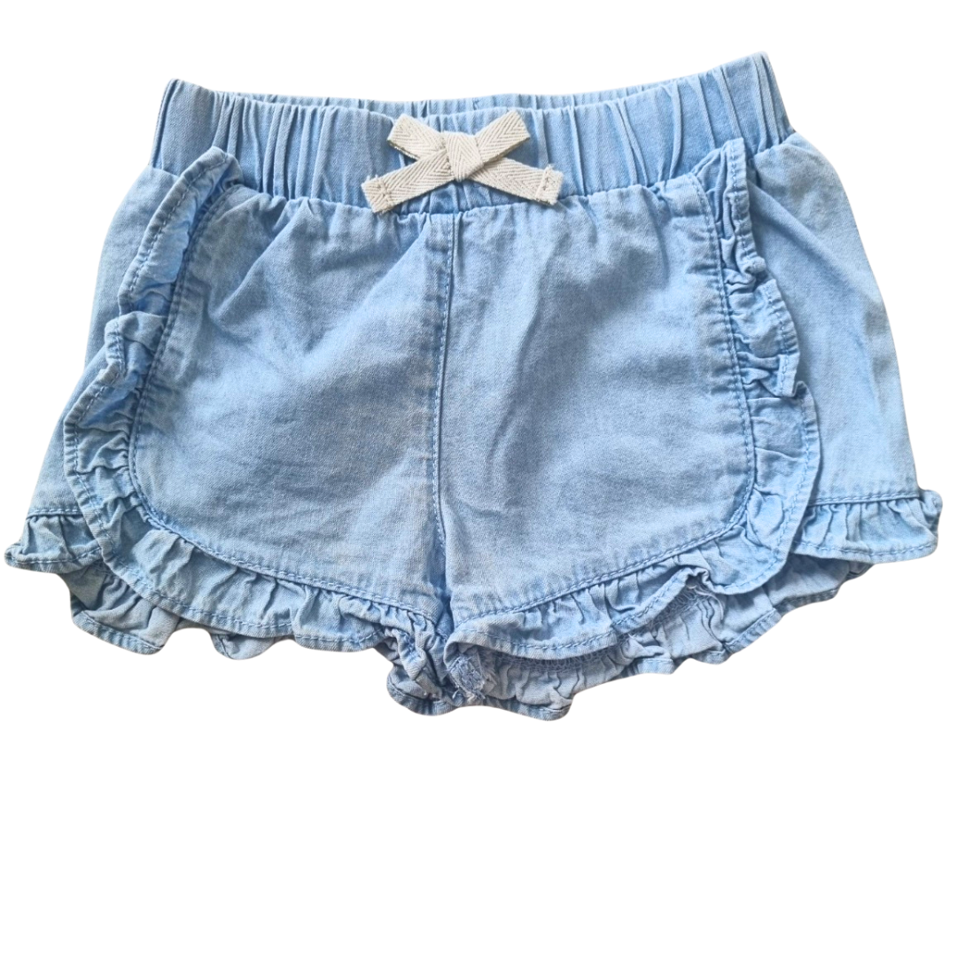 Target Denim Look Shorts - Size: 000 (0-3 Months)