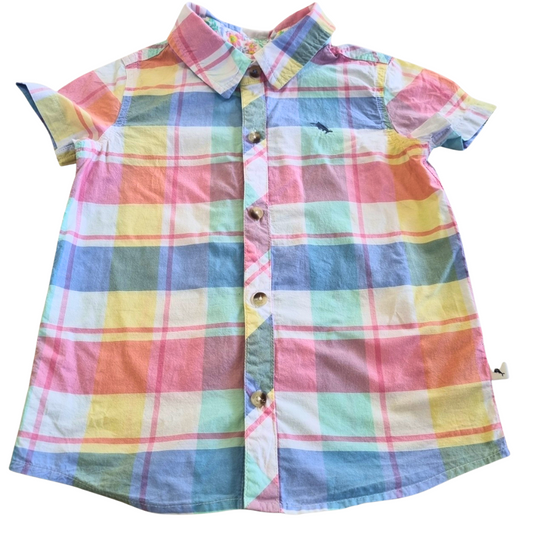 Tommy Bahama Short Sleeve Shirt - Size: 5