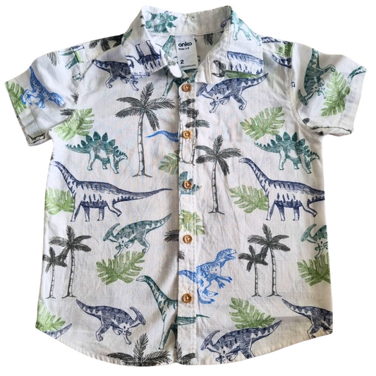 Anko Short Sleeve Shirt - Size: 2