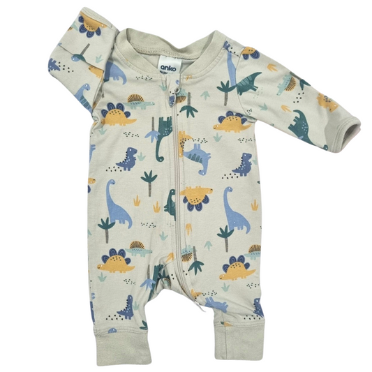 Anko Dinosaur Onesie - Size: 00000 (Prem)