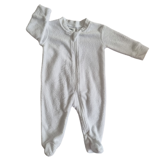 Anko White Towelling Onesie - Size: 00000 (Prem)