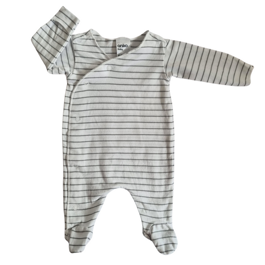 Anko Wrap Style Onesie - Size: 00000 (Prem)