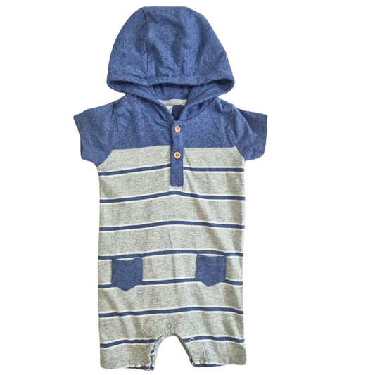 Sprout Hooded Romper - Size: 000 (0-3 Months)