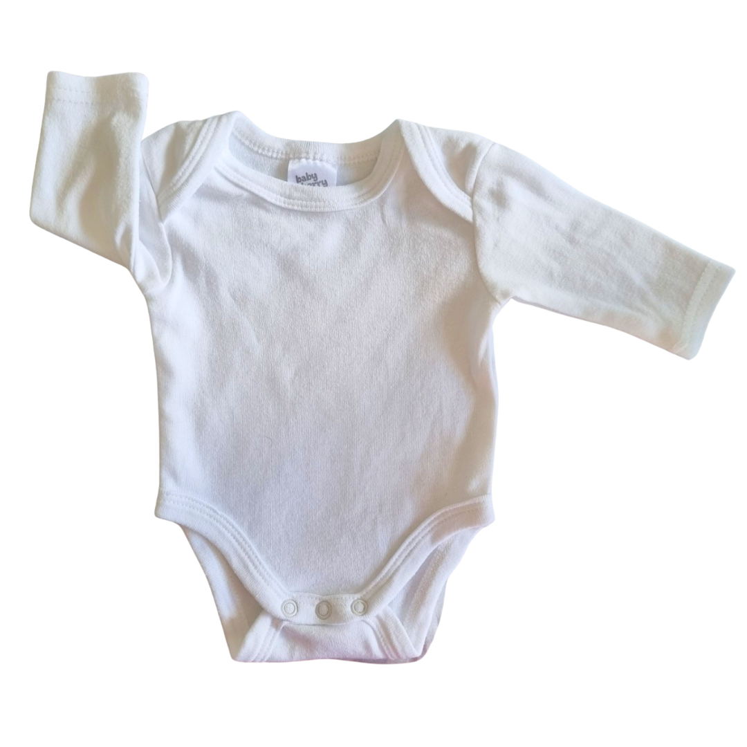 Baby Berry Long Sleeve Cream Bodysuit - Size: 00000 (Prem)