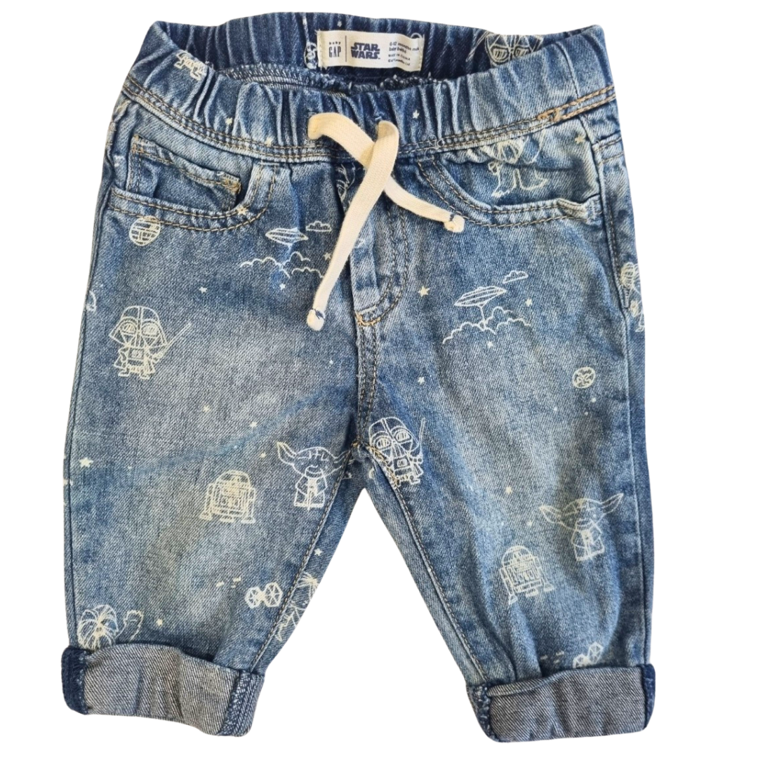 Baby Gap Star Wars Jeans - Size: 0 (6-12 Months)