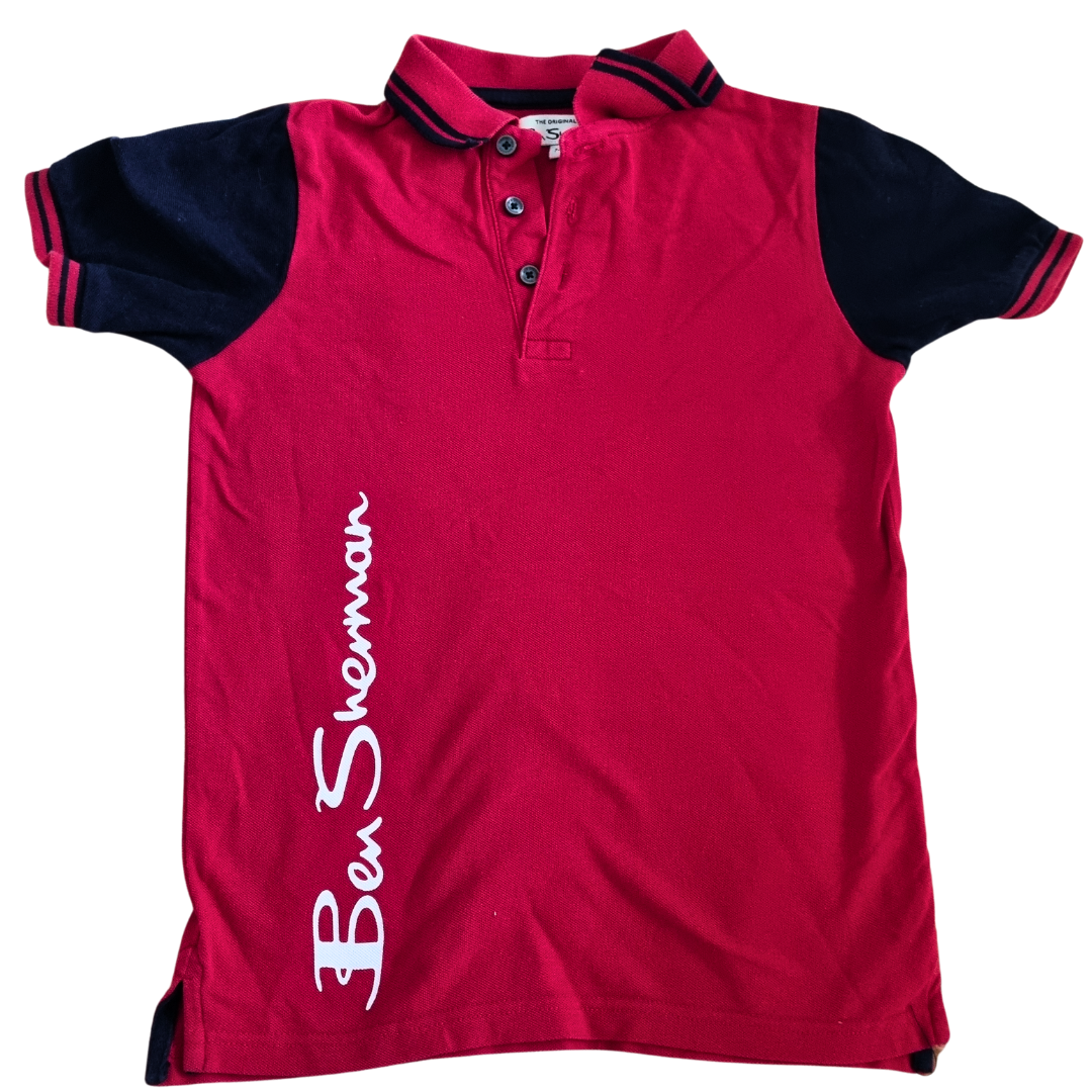 Ben Sherman Polo Top - Size: 7-8y