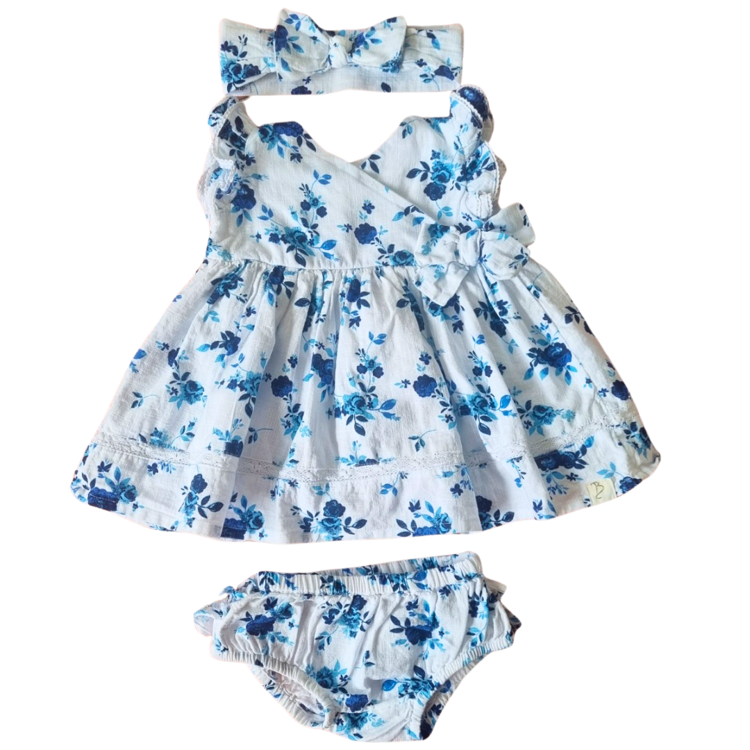 Billie Faiers Dress, Bloomers & Headband Set - Size: 000 (0-3 Months)