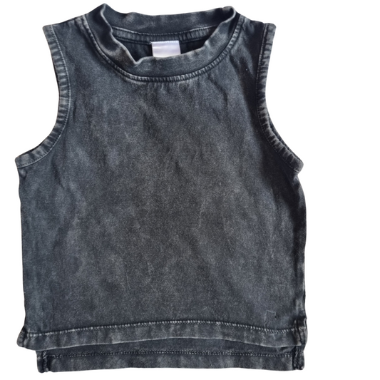 Baby Berry Distressed Look Tank Top - Size: 000 (0-3 Months)