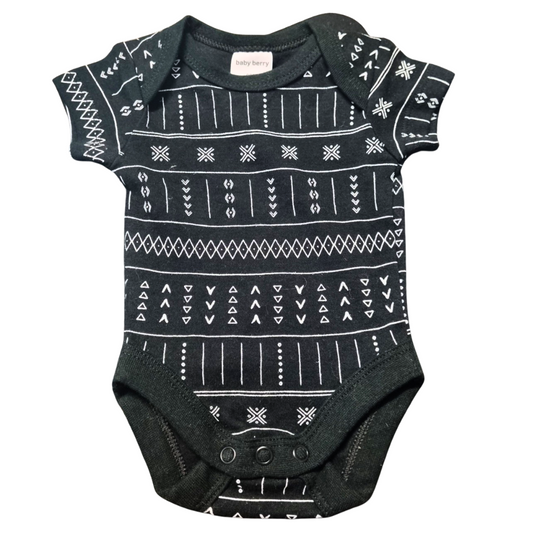 Baby Berry Black & White Bodysuit - Size: 00000 (Prem)