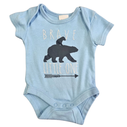 Baby Berry 'Brave Little One' Bodysuit - Size: 0000 (Newborn)