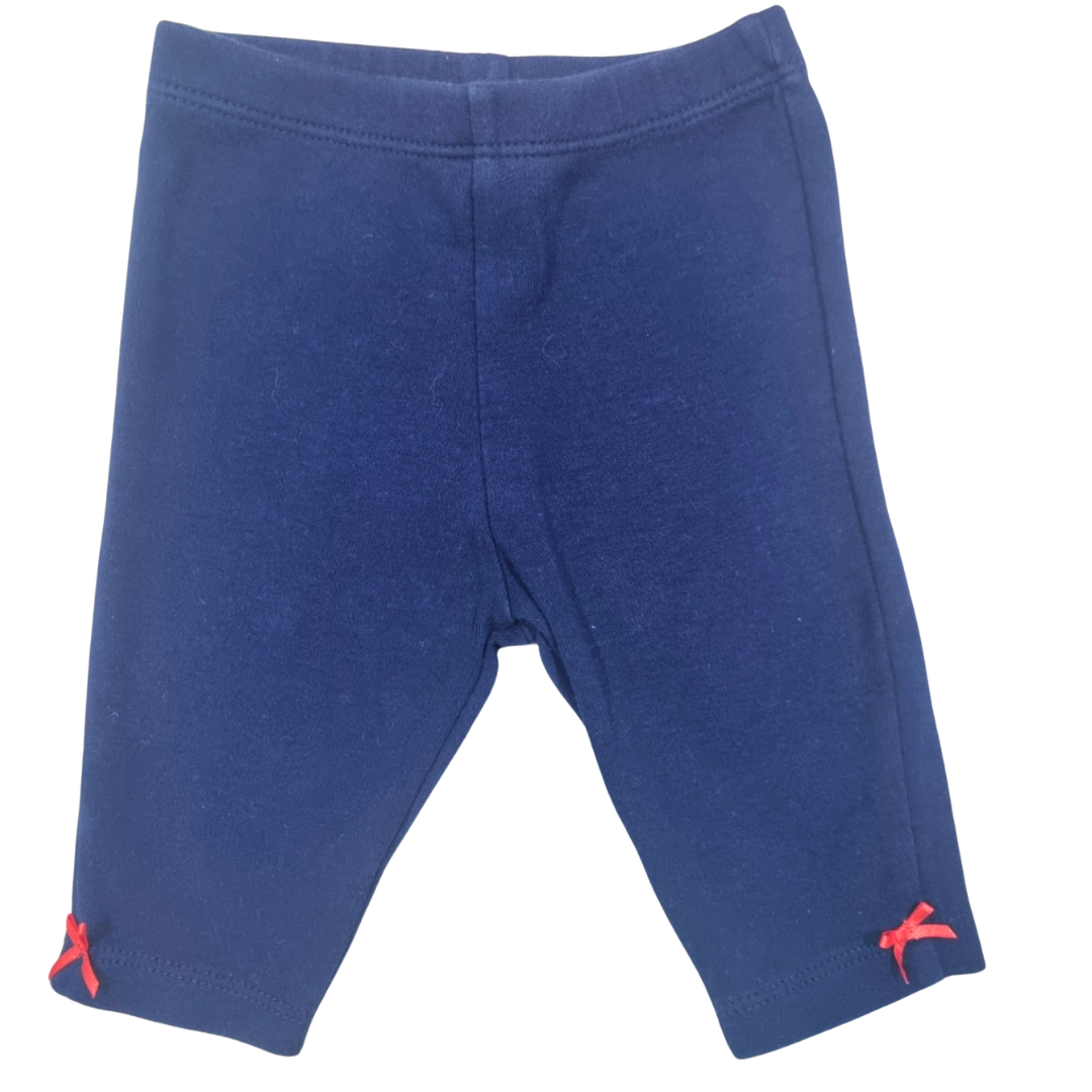 Blue Leggings - Size: 000 (0-3 Months)