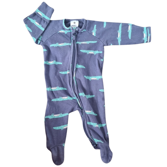 Target Blue Crocodile Onesie - Size: 0000 (Newborn)