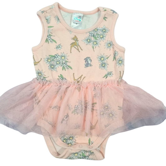 Disney Bambi Tutu Bodysuit - Size: 00 (3-6 Months)