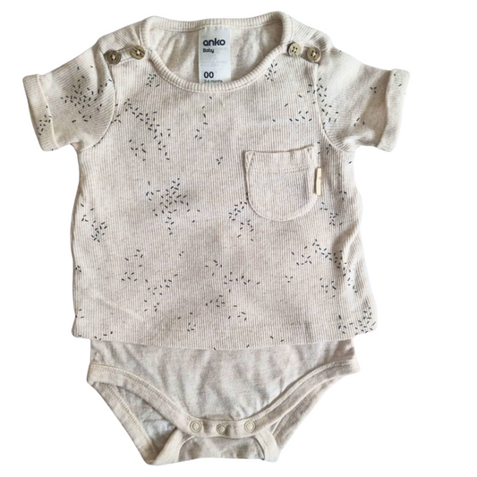 Anko Top/Bodysuit - Size: 00 (3-6 Months)