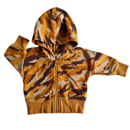 Bonds Brown Camo Zip Up Hoodie - Size: 000 (0-3 Months)