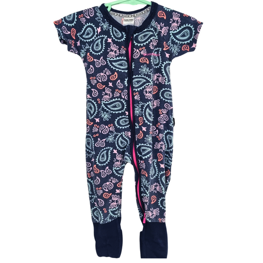 Bonds Short Sleeve Onesie - Size: 00 (3-6 Months)