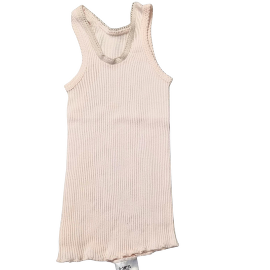 Bonds Pale Pink Ribbed Singlet - Size: 000 (0-3 Months)