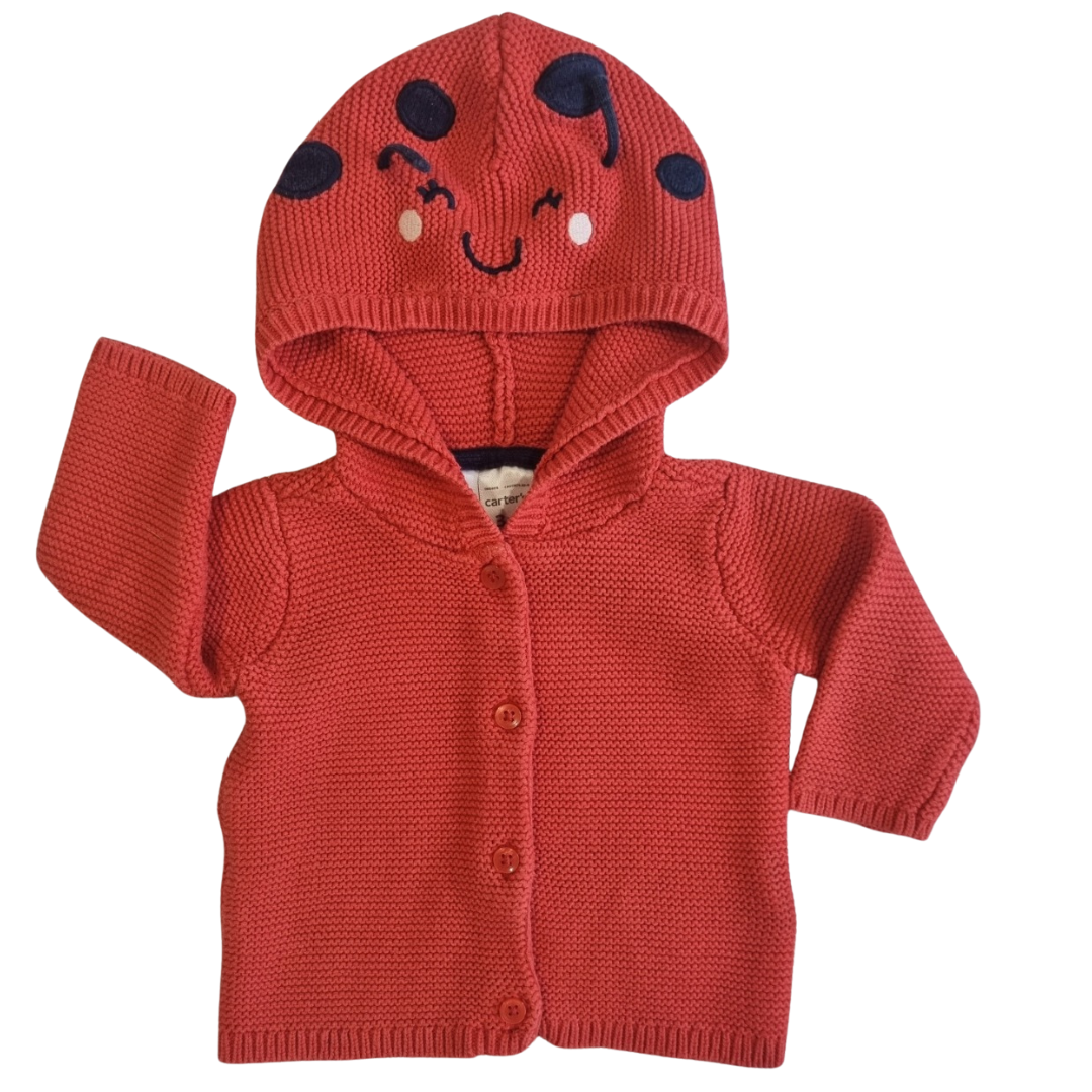 Carter's Ladybug Jacket - Size: 000 (0-3 Months)