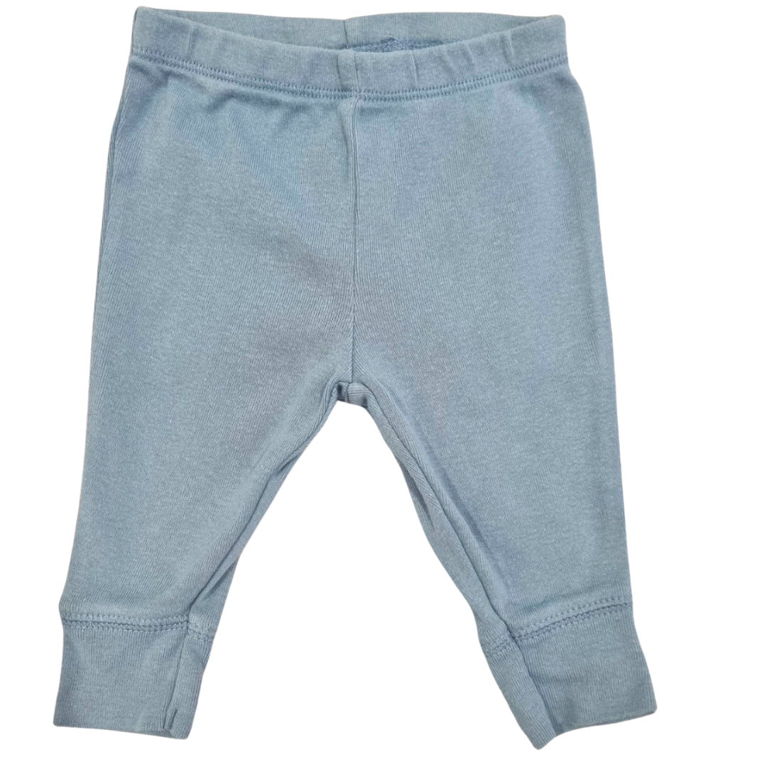 Carters Blue Leggings - Size: 000 (0-3 Months)