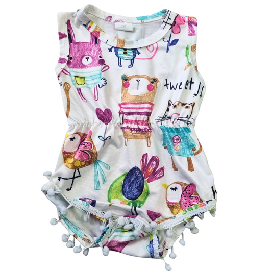 Animal Romper - Size: 00 (3-6 Months)
