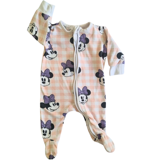 Disney Minnie Mouse Onesie - Size: 0000 (Newborn)