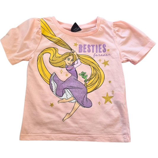 Disney Rapunzel T-Shirt - Size: 3