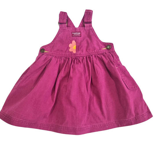 OshKosh Denim Dress - Size: 0 (6-12 Months)