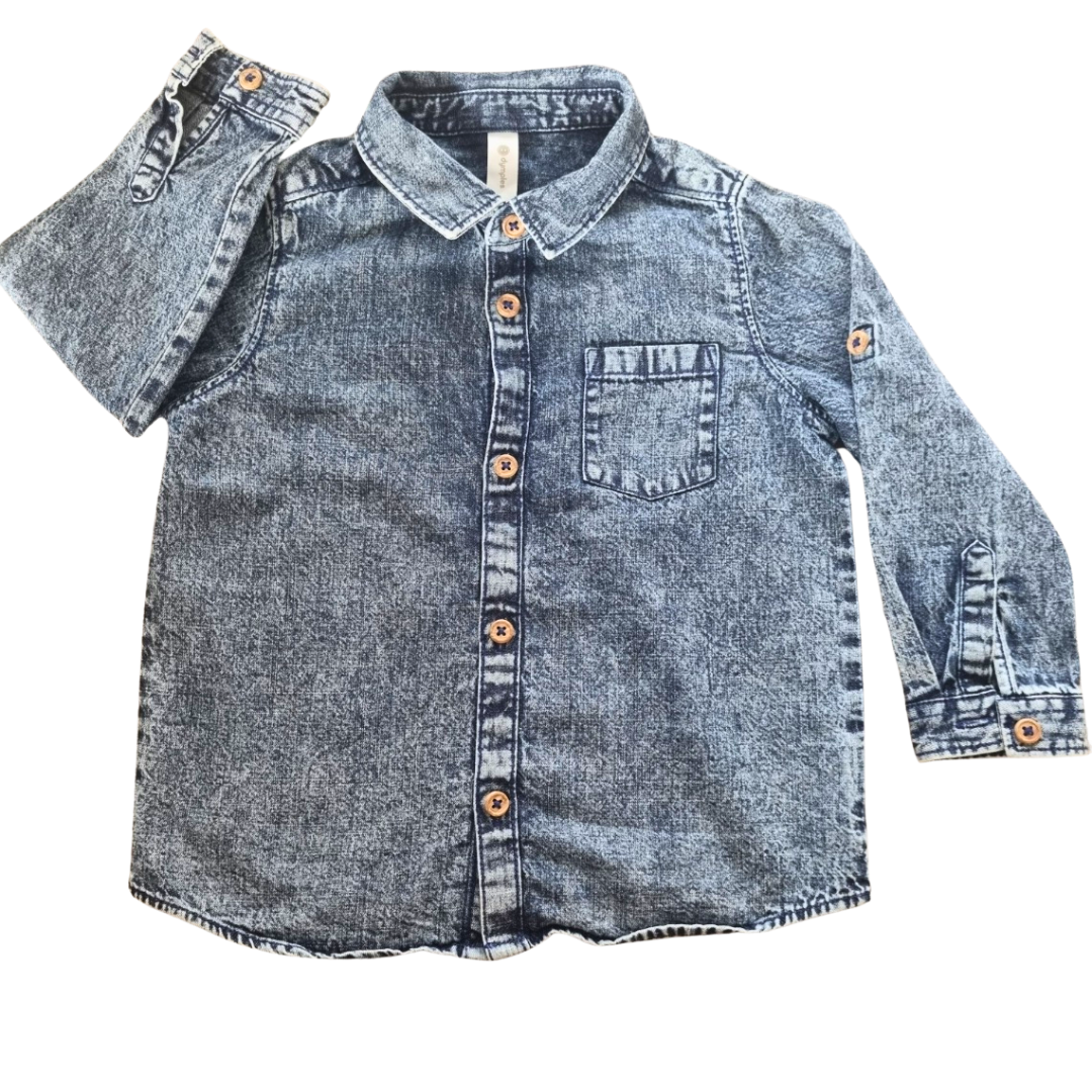 Dymples Denim Shirt - Size: 2