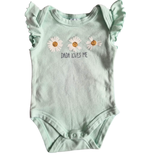 Baby Berry 'Dada Loves Me' Bodysuit - Size: 000 (0-3 Months)