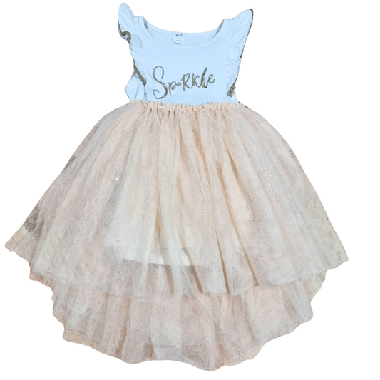 Gem Look Tutu Dress - Size: 3