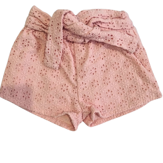 Pink Shorts - Size: 0 (6-12 Months)