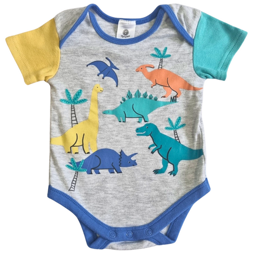 Dymples Dinosaur Bodysuit - Size: 000 (0-3 Months)