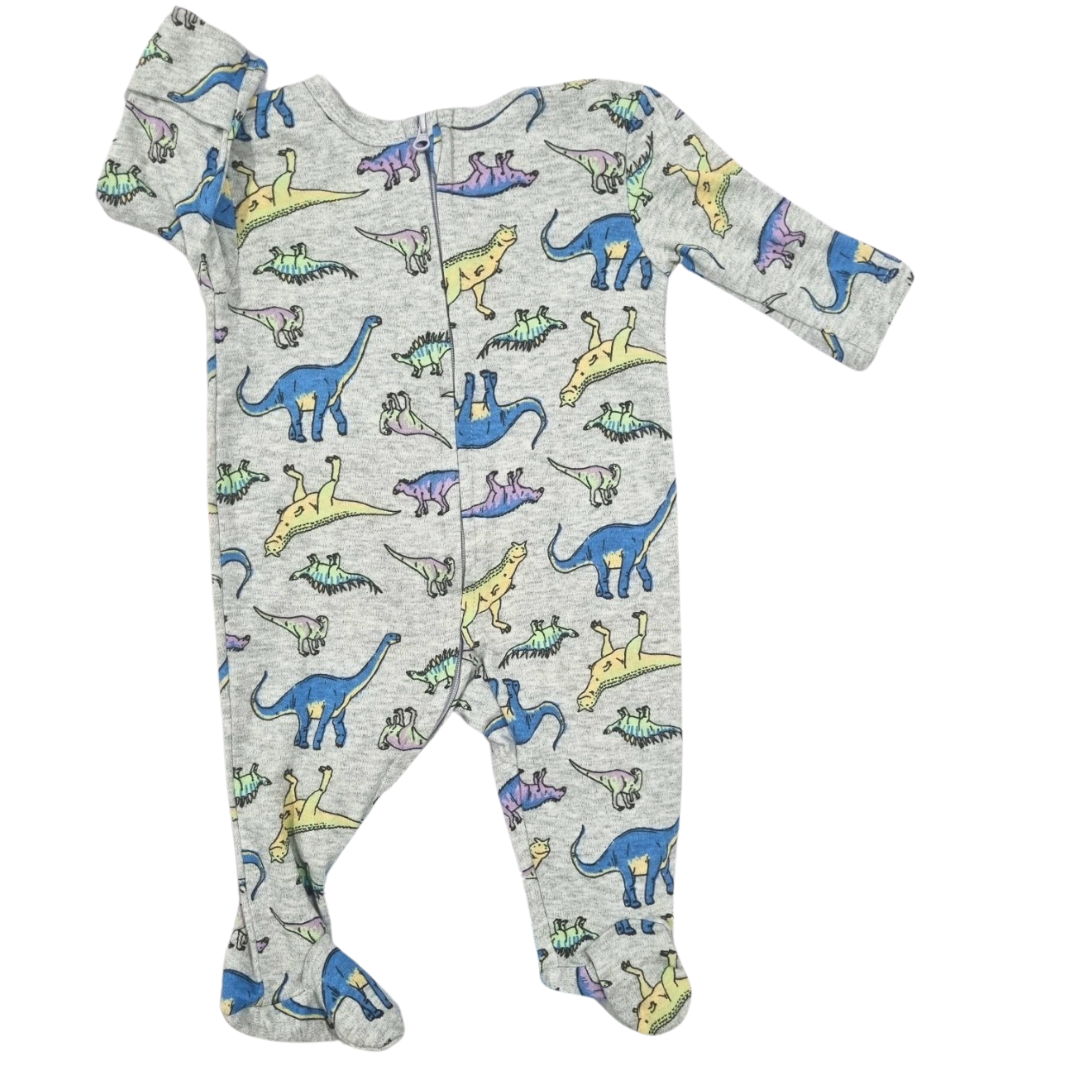 Dymples Dinosaur Onesie - Size: 000 (0-3 Months)