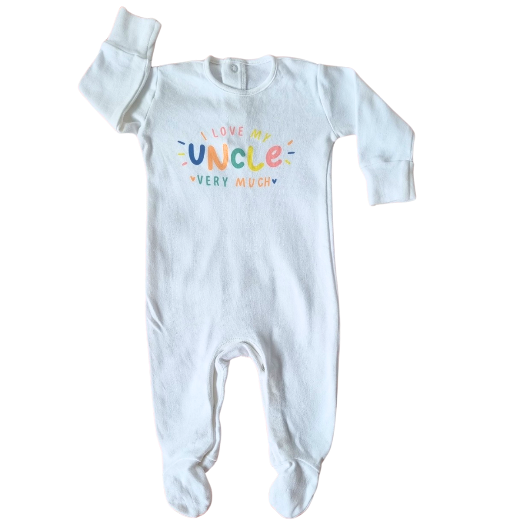 Matalan 'I Love my Uncle' Onesie - Size: 000 (0-3 Months)