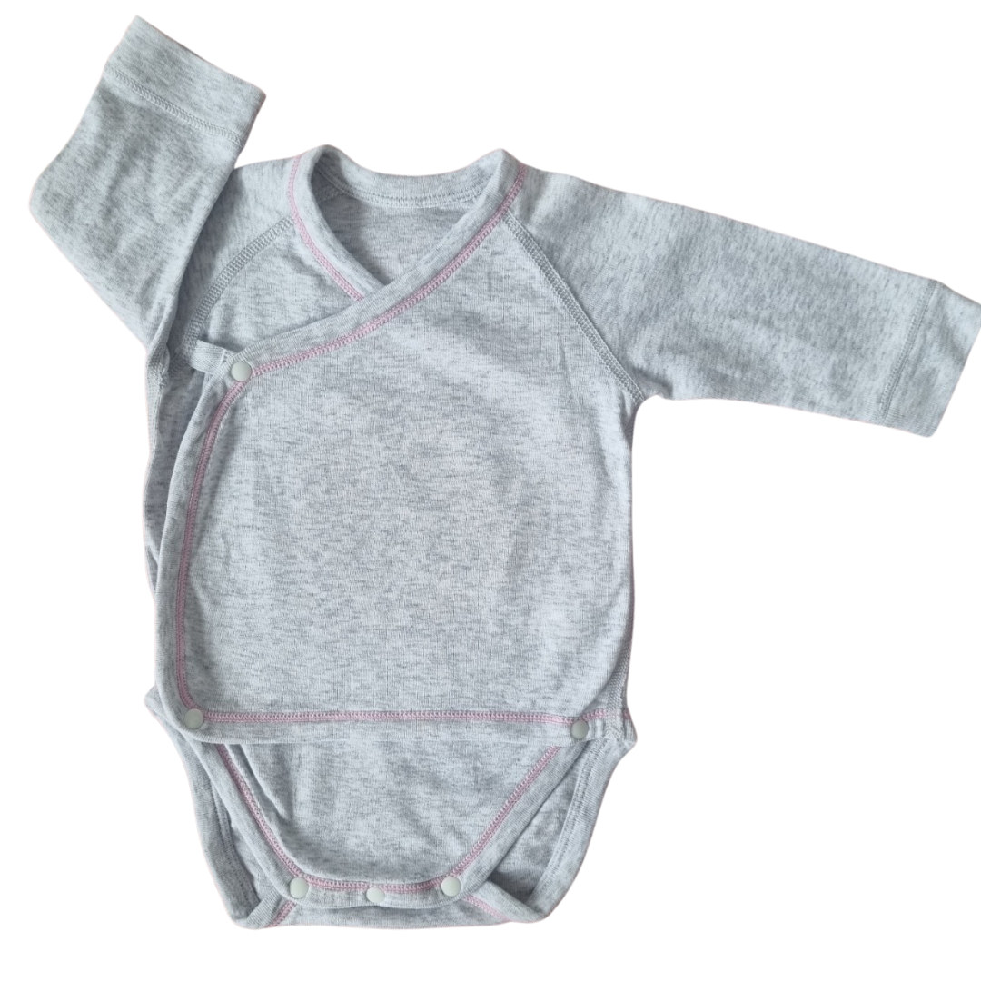 Uniqlo Baby Wrap Style Bodysuit - Size: 000 (0-3 Months)