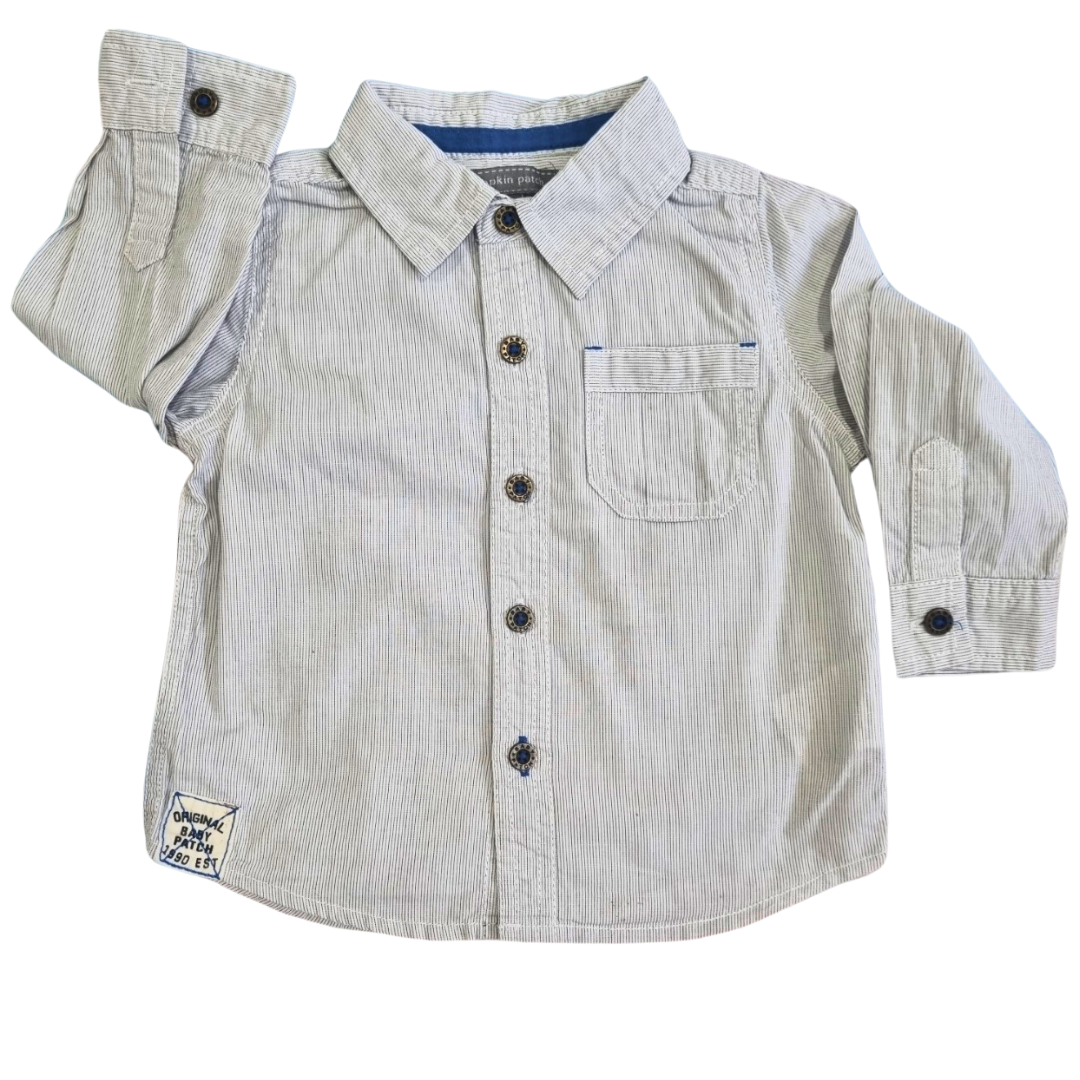 Pumpkin Patch Long Sleeve Shirt - Size: 0 (6-12 Months)