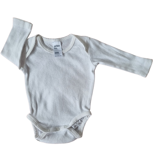 Anko Long Sleeve Bodysuit - Size: 000 (0-3 Months)