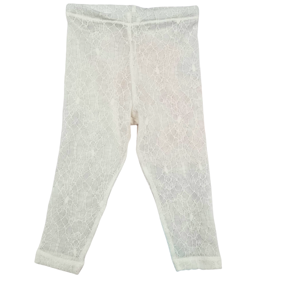 Lace Leggings - Size: 0 (6-12 Months)