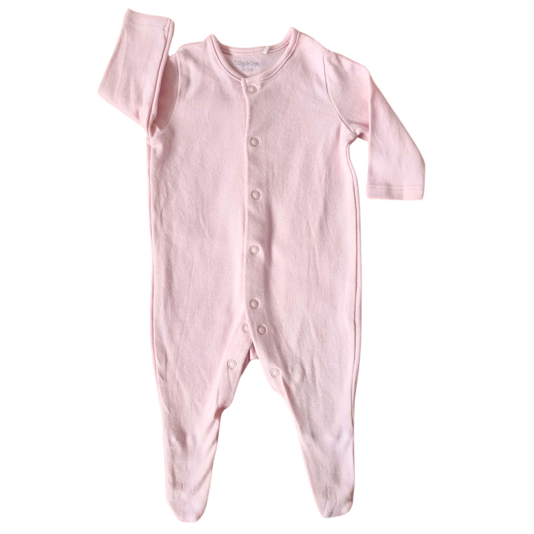 Lily & Dan Pink Onesie - Size: 000 (0-3 Months)