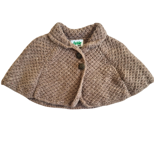 Little Asos Knitted Cape - Size: 0 (6-12 Months)