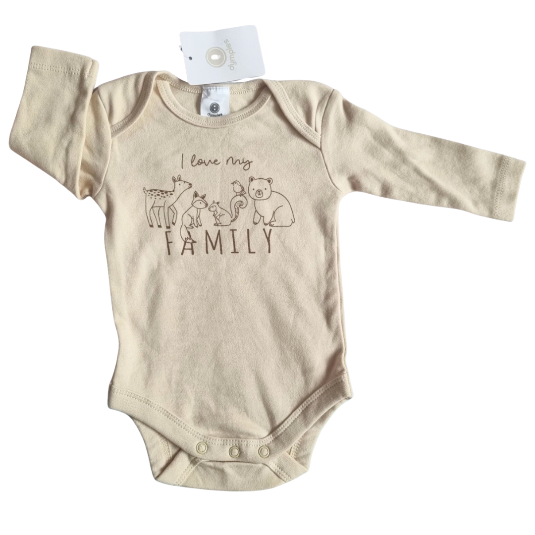 BNWT Dymples Long Sleeve Bodysuit - Size: 000 (0-3 Months)