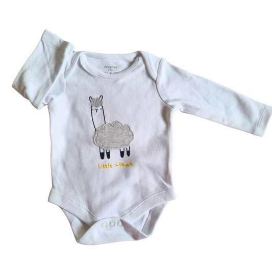 F&F Long Sleeve Bodysuit - Size: 000 (0-3 Months)