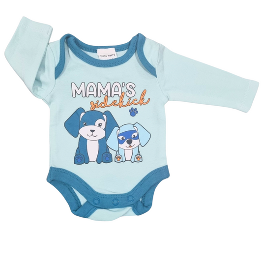 Baby Berry Long Sleeve 'Mamas Sidekick' Bodysuit - Size: 00000 (Prem)