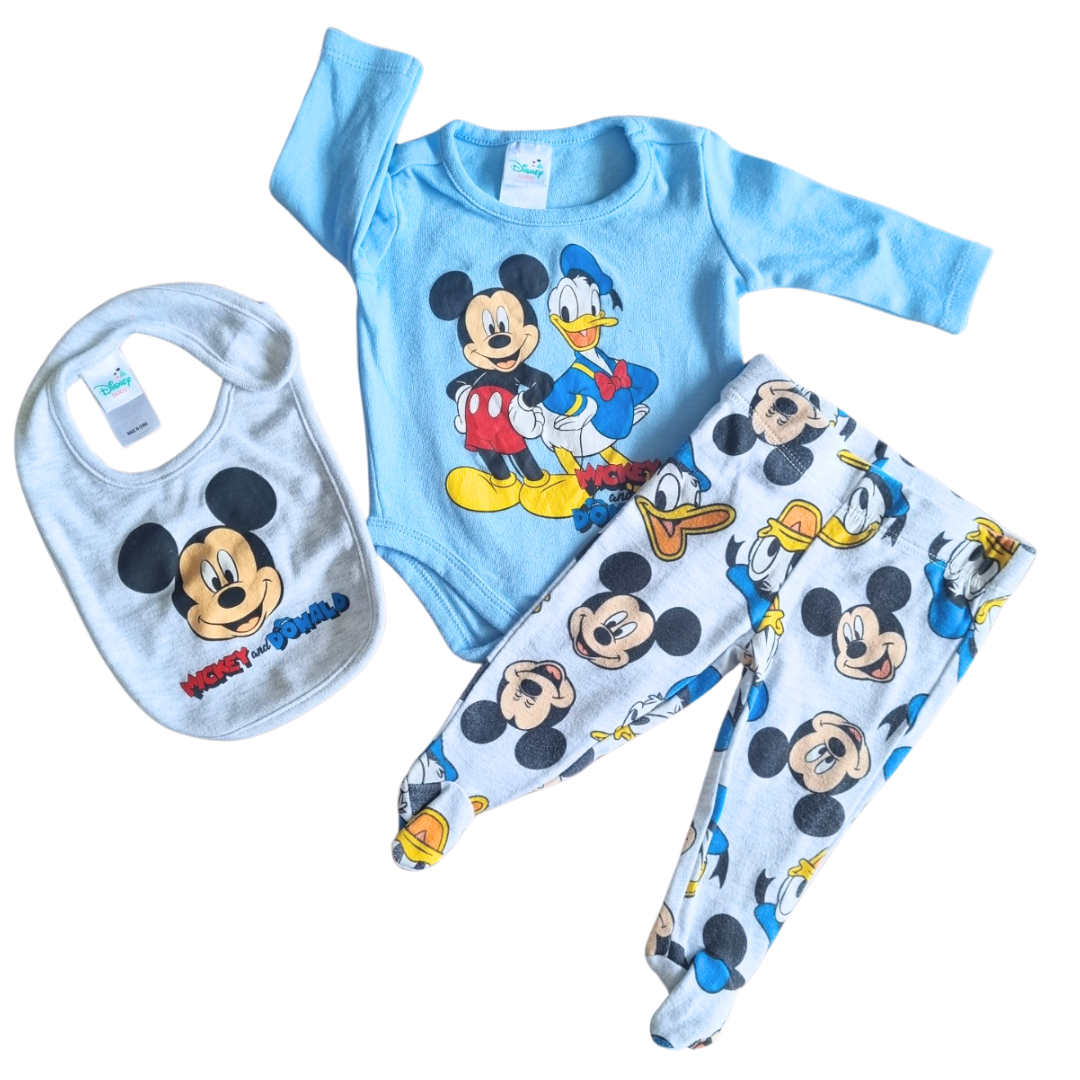 Disney Mickey Mouse 3pc Set - Size: 0000 (Newborn)