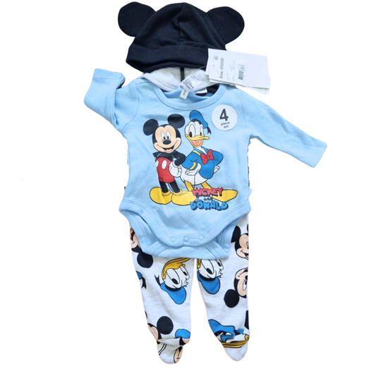 Disney Mickey Mouse 4pc Set - BNWT - Size: 00000 (Prem)