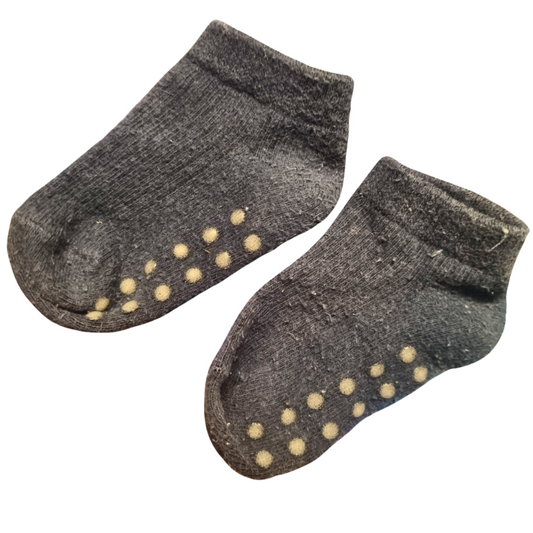 Ribbed Trainer Socks - Size: 1-4